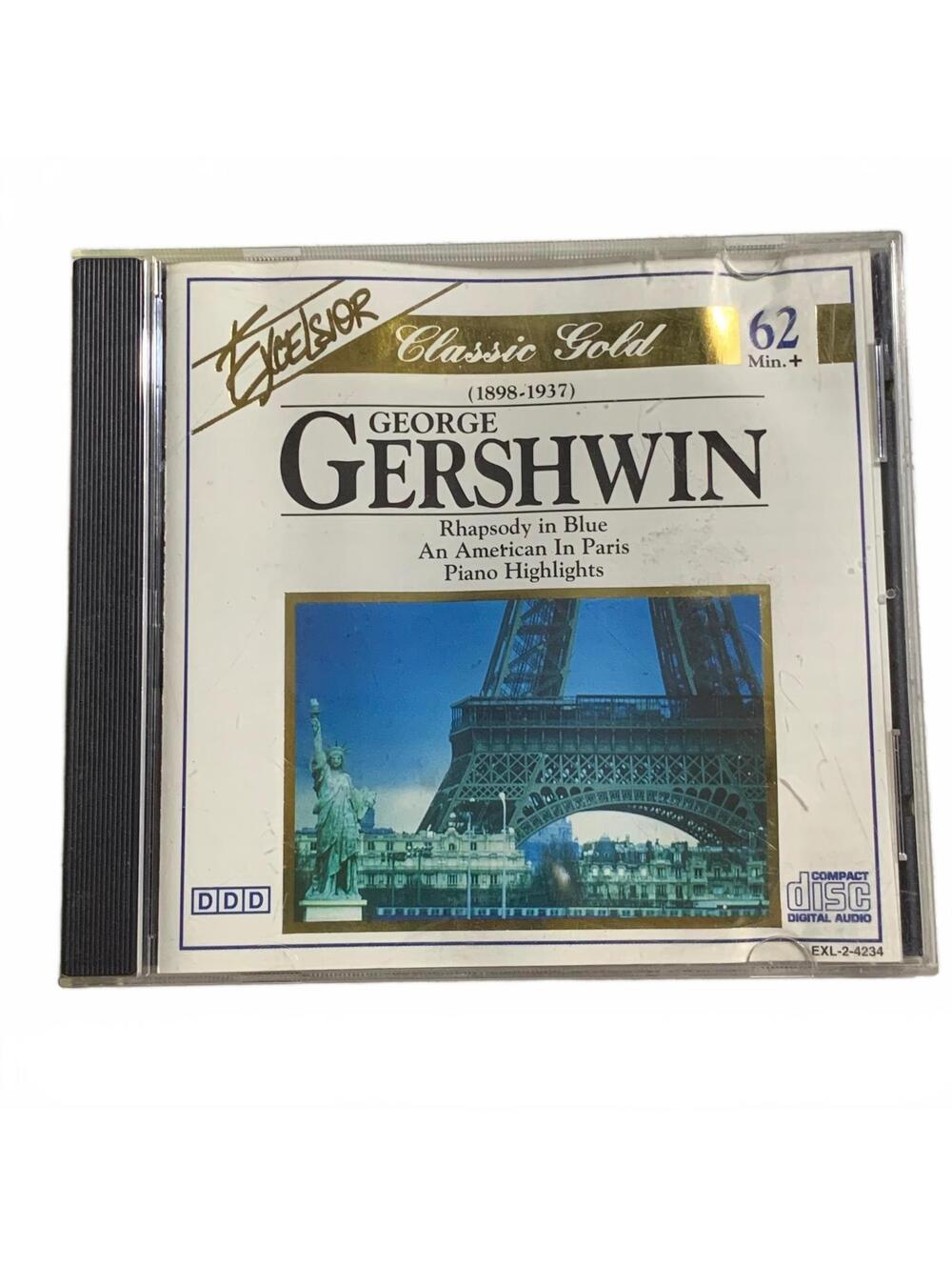 George Gershwin Classic Gold Rhapsody in Blue & American in Paris CD